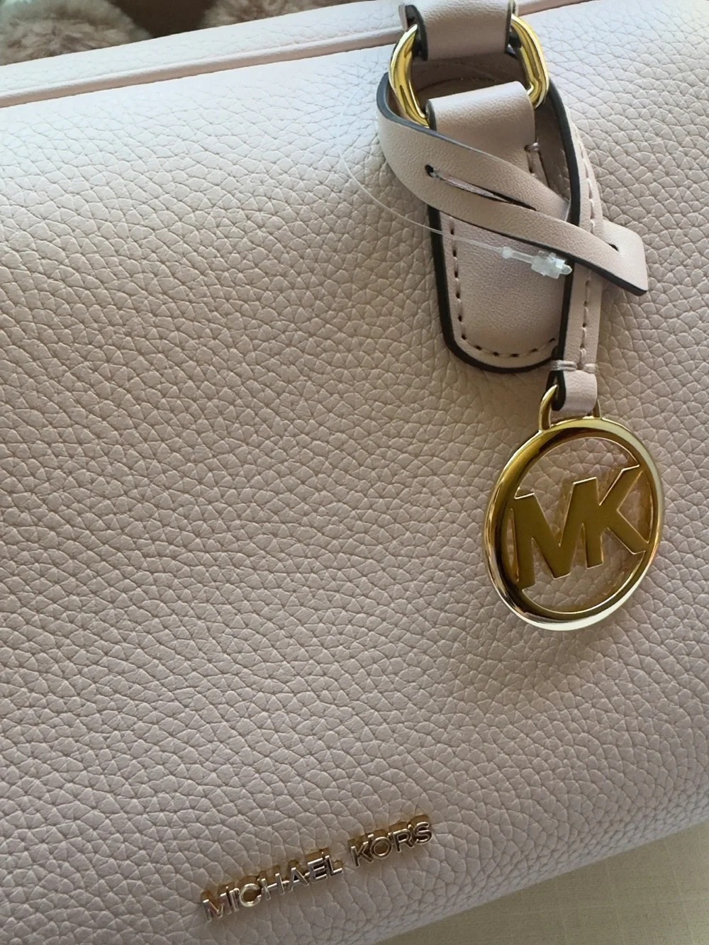 NWT 🌸 Michael Kors Thompson Pebbled Leather Satchel